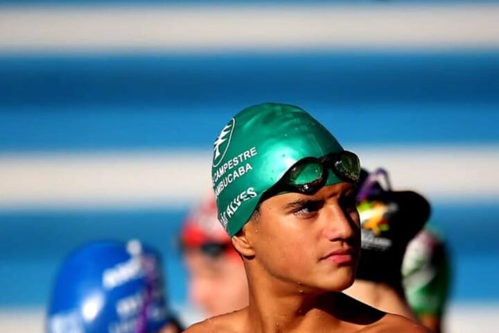 João Pedro termina entre os melhores do país nos 50m borboleta